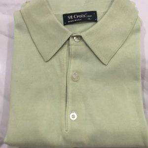 St. Croix green polo shirt
